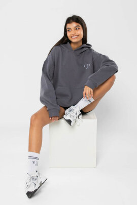 REV ACTIV Felpa con Cappuccio Premium Innocent Girl Con Pleasers Grigio L