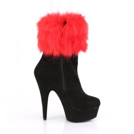 Pleaser DELIGHT-1000 Stivaletti con Plateau in Camoscio Sintetico EU-40 / US-10