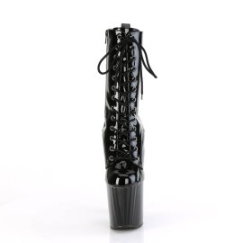 Pleaser ENCHANT-1040Stivali con Plateau Vernice Nero...