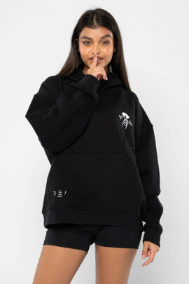 REV ACTIV Hoodie Premium Nobody Knows Im  A Pole Dancer Nera M
