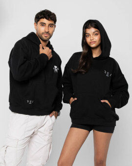 REV ACTIV Hoodie Premium Nobody Knows Im  A Pole Dancer Nera M