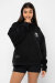 REV ACTIV Hoodie Premium Nobody Knows Im  A Pole Dancer Nera M