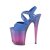 Pleaser Sandali FLAMINGO-822T Similpelle Blu/Blu-Viola Ombre EU-35 / US-5