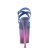 Pleaser Sandali FLAMINGO-822T Similpelle Blu/Blu-Viola Ombre EU-35 / US-5