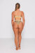AMBR Designs Hook Top Corto con Dettaglio Gancio  Champagne Luxe  M