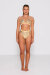 AMBR Designs Hook Top Corto con Dettaglio Gancio  Champagne Luxe  M