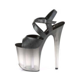 Pleaser Sandali FLAMINGO-822T Similpelle Nero/Nero Sfumato EU-35 / US-5