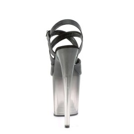 Pleaser Sandali FLAMINGO-822T Similpelle Nero/Nero Sfumato EU-35 / US-5