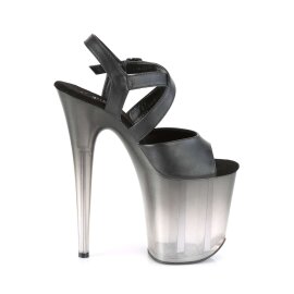 Pleaser Sandali FLAMINGO-822T Similpelle Nero/Nero Sfumato EU-35 / US-5