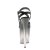 Pleaser Sandali FLAMINGO-822T Similpelle Nero/Nero Sfumato EU-35 / US-5