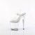 Pleaser NAUGHTY-808 Sandali con Plateau Trasparente EU-38 / US-8