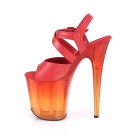 Pleaser Sandali FLAMINGO-822T Similpelle Rosso/Rosso Sfumato EU-35 / US-5