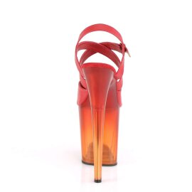 Pleaser Sandali FLAMINGO-822T Similpelle Rosso/Rosso Sfumato EU-35 / US-5