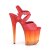 Pleaser Sandali FLAMINGO-822T Similpelle Rosso/Rosso Sfumato EU-35 / US-5