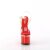 Pleaser ESTEEM-708 Sandali con Plateau Cromato Rosso EU-35 / US-5