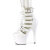 Pleaser ADORE-1013MST Stivaletti Con Plateau Vernice Bianco EU-40 / US-10