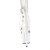 Pleaser ADORE-1013MST Stivaletti Con Plateau Vernice Bianco EU-40 / US-10