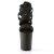 Pleaser Sandali FLAMINGO-869 Similpelle Nero-Banda Elastica Nera/Nero Opaco EU-35 / US-5