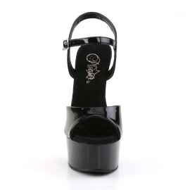 Pleaser Sandali CAPTIVA-609 Vernice Nero/Nero EU-38 / US-8