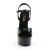 Pleaser Sandali CAPTIVA-609 Vernice Nero/Nero EU-38 / US-8