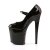 Pleaser Sandali FLAMINGO-887FH Vernice Nero-Rosso/Nero EU-35 / US-5