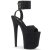 Pleaser Sandali FLAMINGO-891 Vernice Nero/Nero EU-37 / US-7