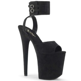 Pleaser Sandali FLAMINGO-891 Vernice Nero/Nero EU-38 / US-8