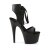 Pleaser Sandali ADORE-700-14 Similpelle Nero/Nero Opaco EU-38 / US-8