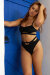 Lunalae High Waist Shorts Pipa Nero S