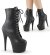 Pleaser ADORE-1020 Stivaletti - Similpelle Nero/Nero Opaco EU-39 / US-9
