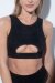 RAD Top Bahari Leopard Glitter Nero