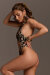 Shark Polewear Body Benita Leopardato XL