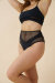 Lunalae Shorts High Waist Blake Mesh Nero XS