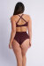 Lunalae Shorts High Waist Bellani Cacao