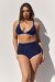 Lunalae Top Follow Me Blu Nero Lurex