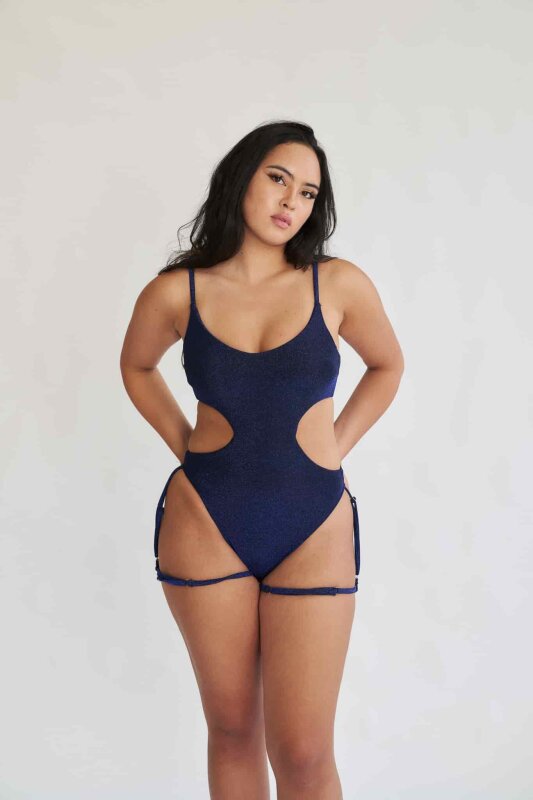 Lunalae Body Pixie Blu Nero Lurex S