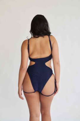 Lunalae Body Pixie Blu Nero Lurex S