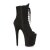 Pleaser FLAMINGO-1021FS Stivaletti - Finto Camoscio Nero/Finto Camoscio Nero EU-36 / US-6