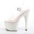 Pleaser Sandali ADORE-708HMG Trasparente/Opale Multi Glitter B-Stock