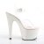 Pleaser Sandali ADORE-708HMG Trasparente/Opale Multi Glitter B-Stock
