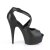 Pleaser DELIGHT-621 Sandali con Plateau Similpelle Nero EU-35 / US-5