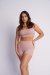 Lunalae Bike Shorts Scrunch Taupe