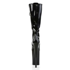 Pleaser INFINITY-2020 Stivali Vernice Nero/Nero EU-35 / US-5