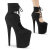 Pleaser FLAMINGO-800-22 Sandali Con Plateau Similpelle Nero EU-38 / US-8