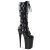 Pleaser INFINITY-2049 Stivali Vernice Nero/Nero EU-39 / US-9