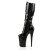 Pleaser INFINITY-2049 Stivali Vernice Nero/Nero EU-39 / US-9