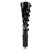 Pleaser INFINITY-2049 Stivali Vernice Nero/Nero EU-39 / US-9