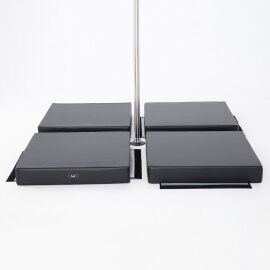 Tappetino da Pole Dance per Palo Lupit PREMIUM Multiuso Quadrato 150 cm Nero B-Stock