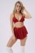 Lunalae Top Follow Me Rosso Natale S