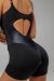 i-Style Jumpsuit Sports Liquid Leather Nero L